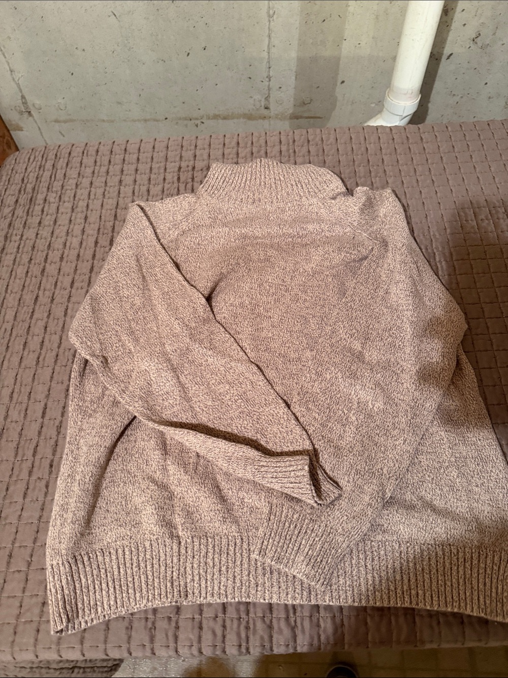 Classic Women’s Mock Neck Sweater - Dusty Rose